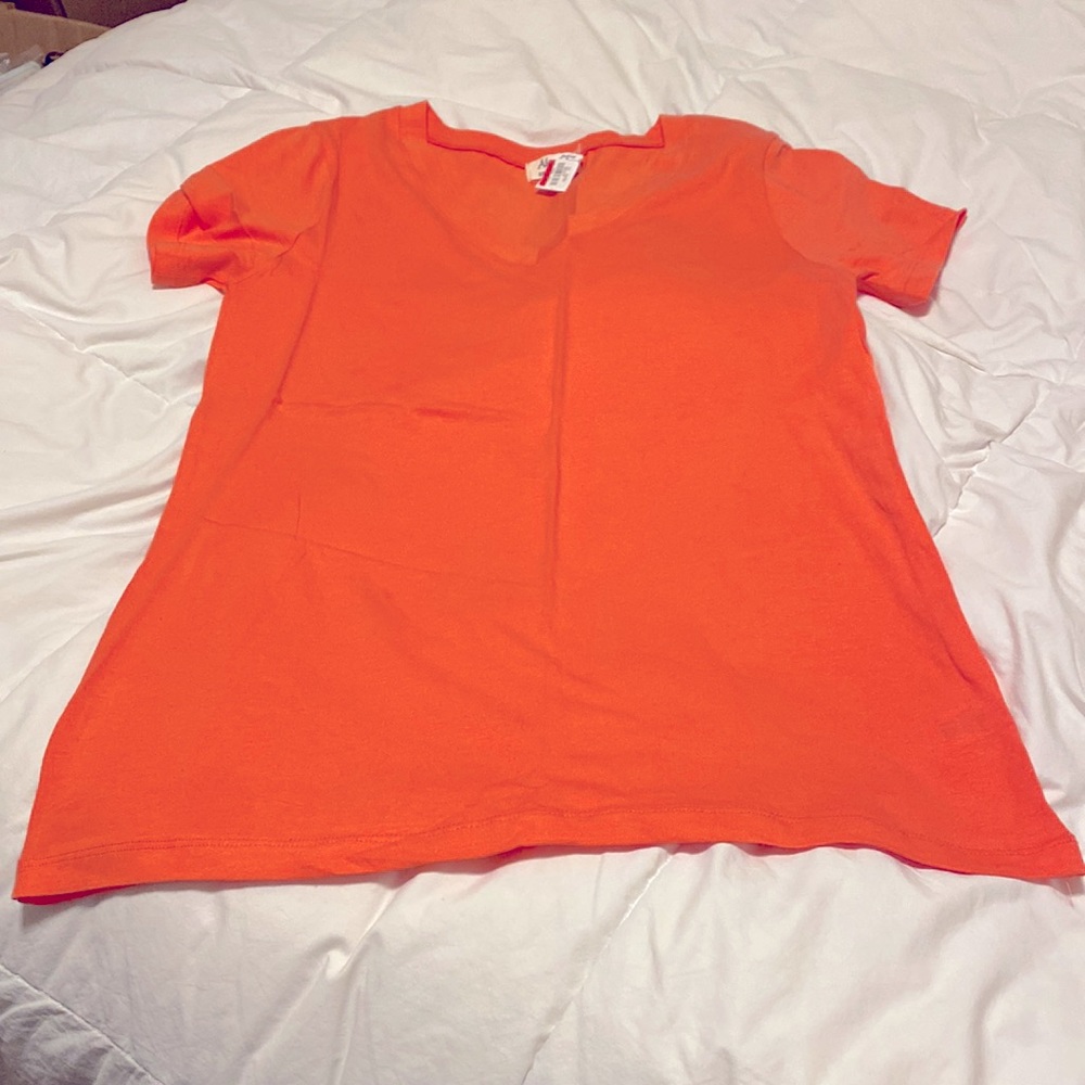 NWT Aleyna by Zenana Tangerine T-Shirt, Size 1X